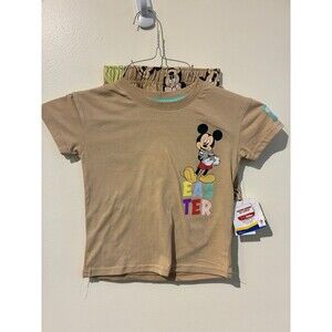 NWT Mickey Mouse Tan Easter Pajamas - 3T